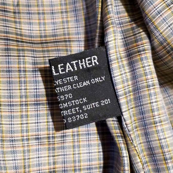 Leather Jacket Robert Comstock Endurance Long Lined Coat Mens 42 - Picture 10 of 13